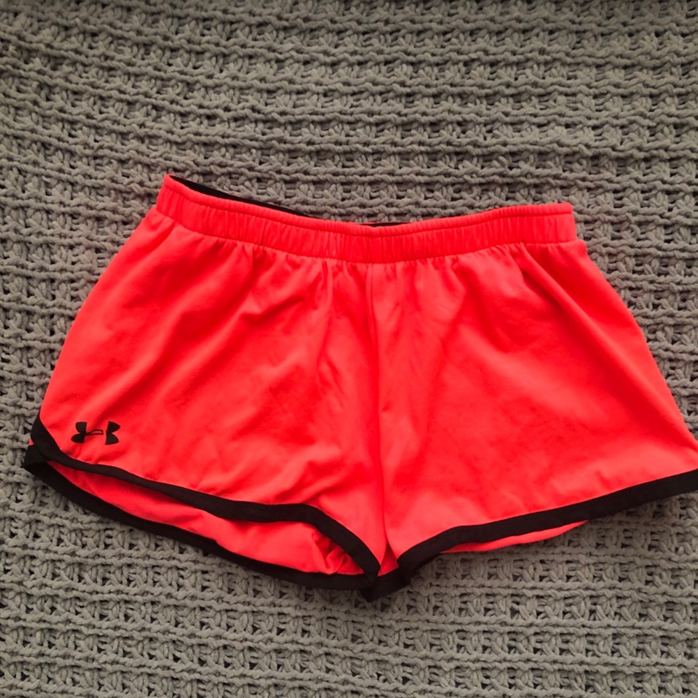 Neon pink workout short